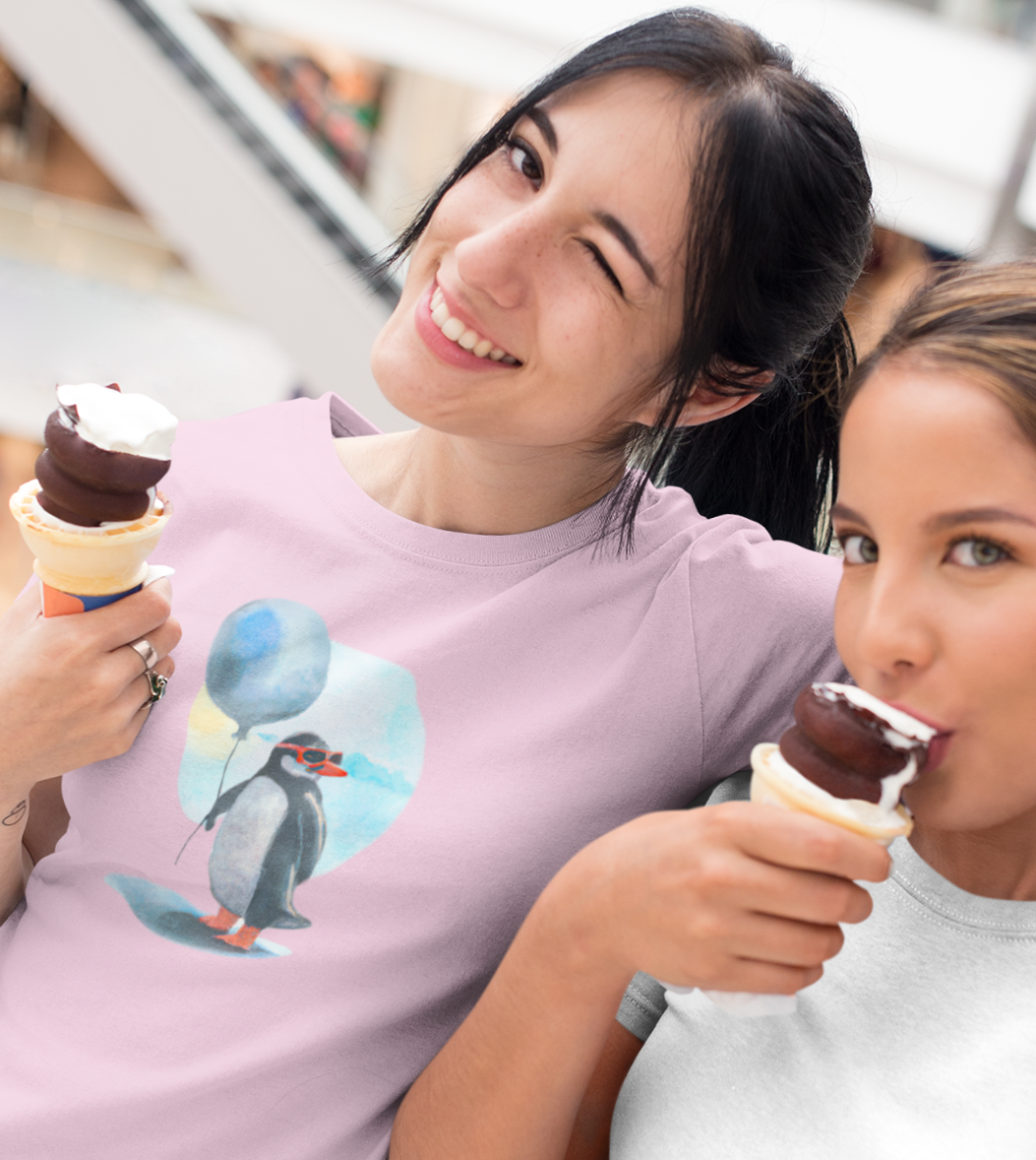 Penguin Watercolour T-Shirt