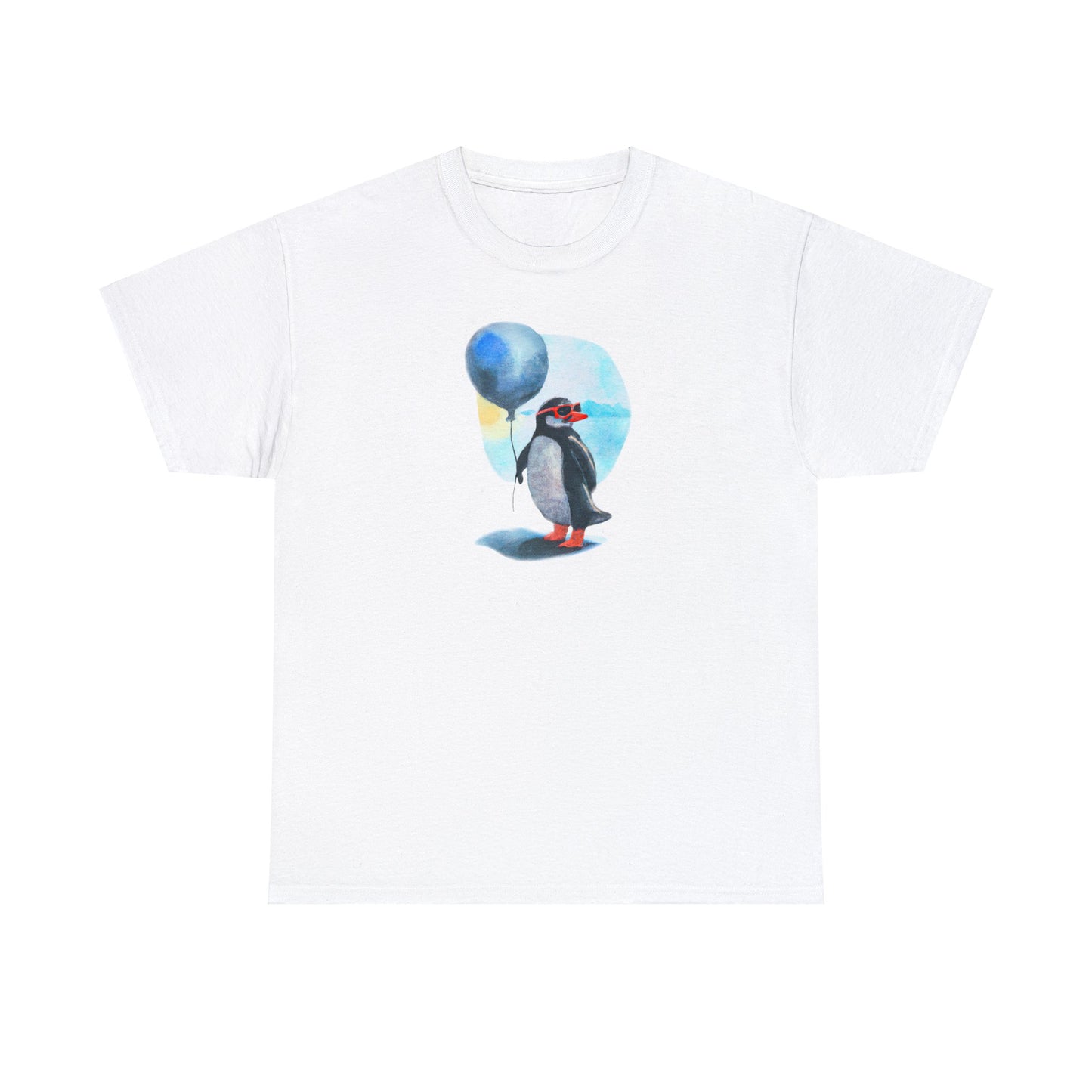 Penguin Watercolor T-Shirt | Free Shipping