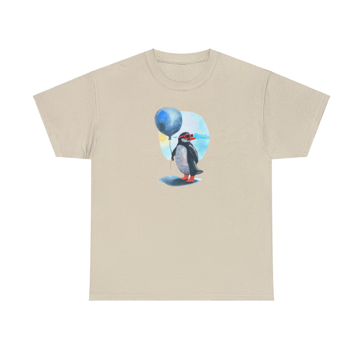 Penguin Watercolor T-Shirt | Free Shipping