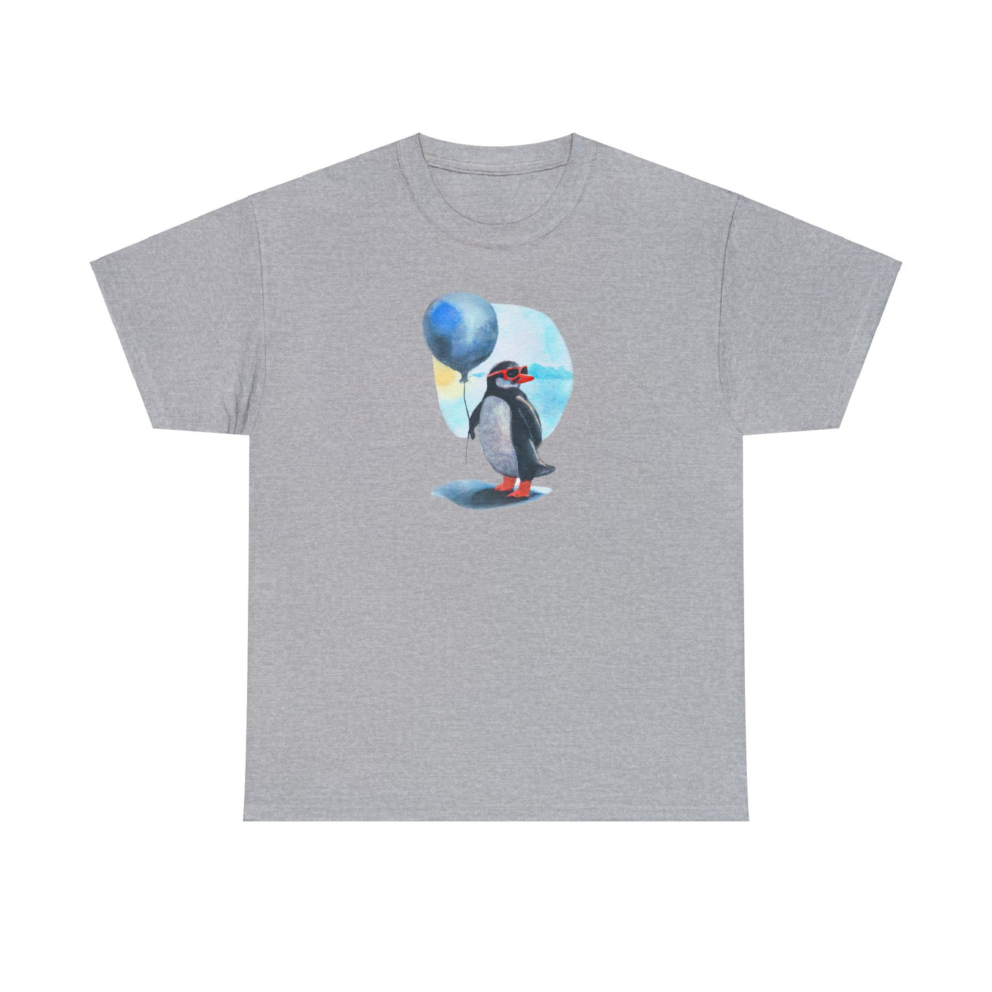 Penguin Watercolor T-Shirt | Free Shipping