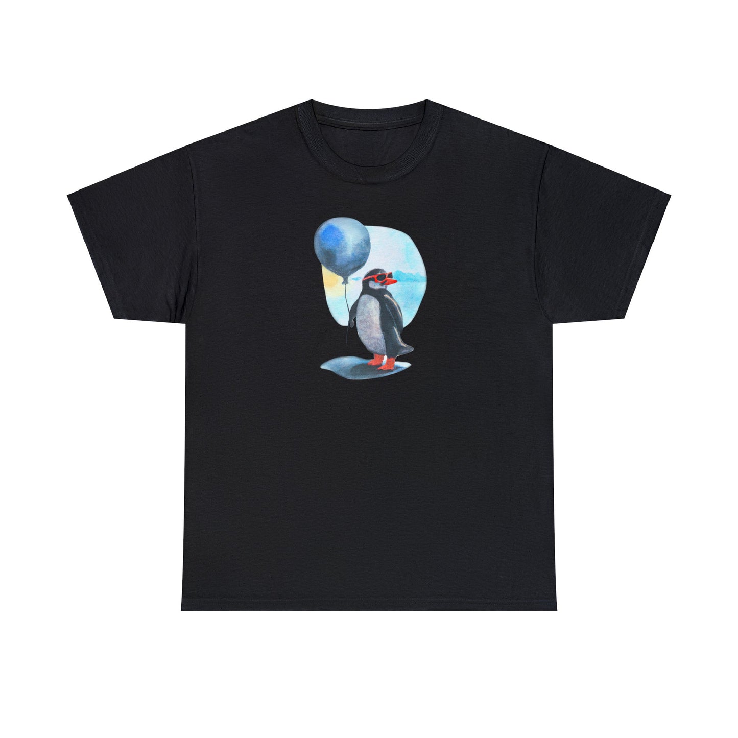 Penguin Watercolor T-Shirt | Free Shipping