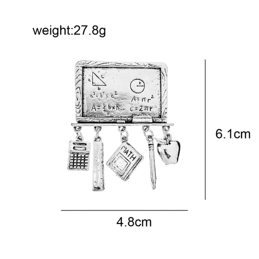 Maths Teachers Brooch | Free Shipping