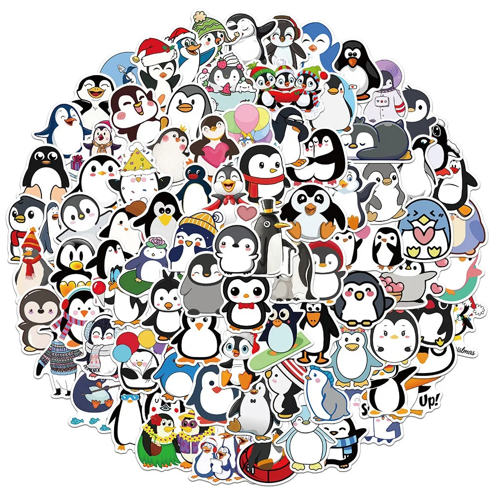 Penguin Paradise Sticker 50 Pack | Free Shipping