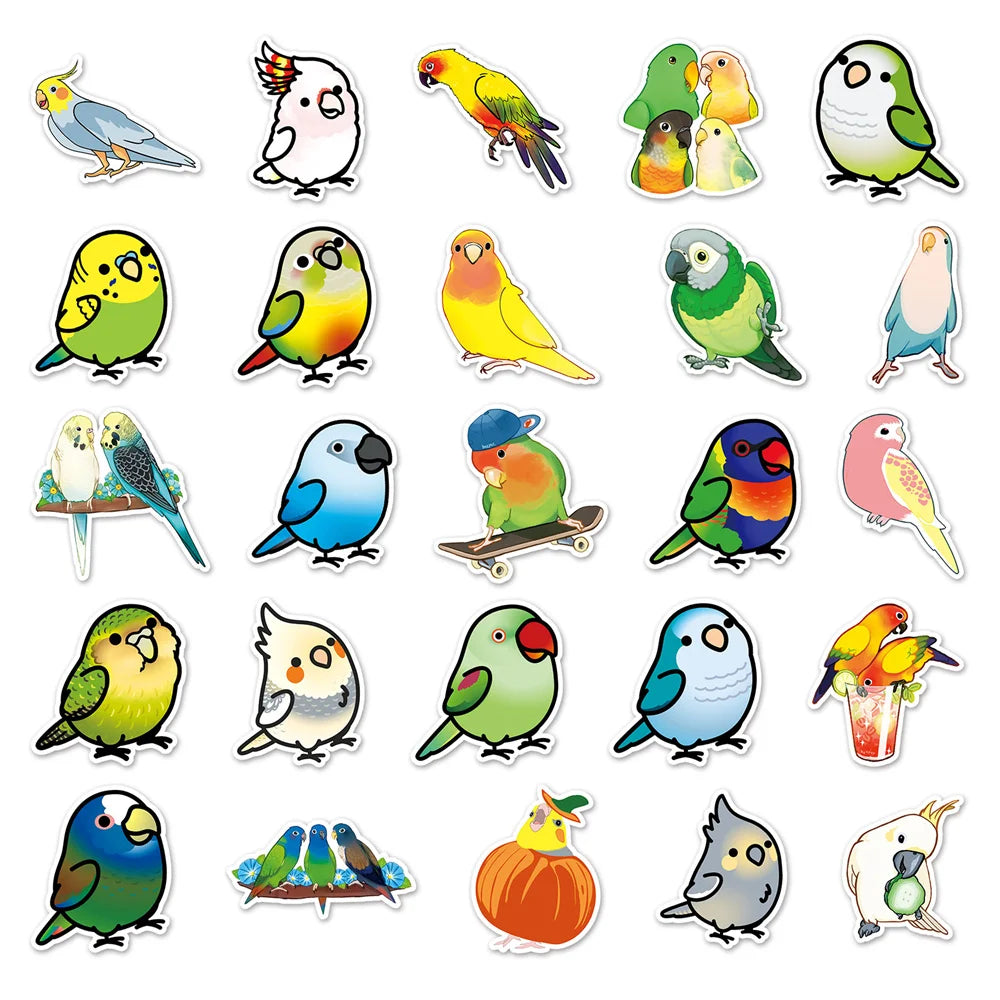 Bird Sticker 50 Pack | Free Shipping