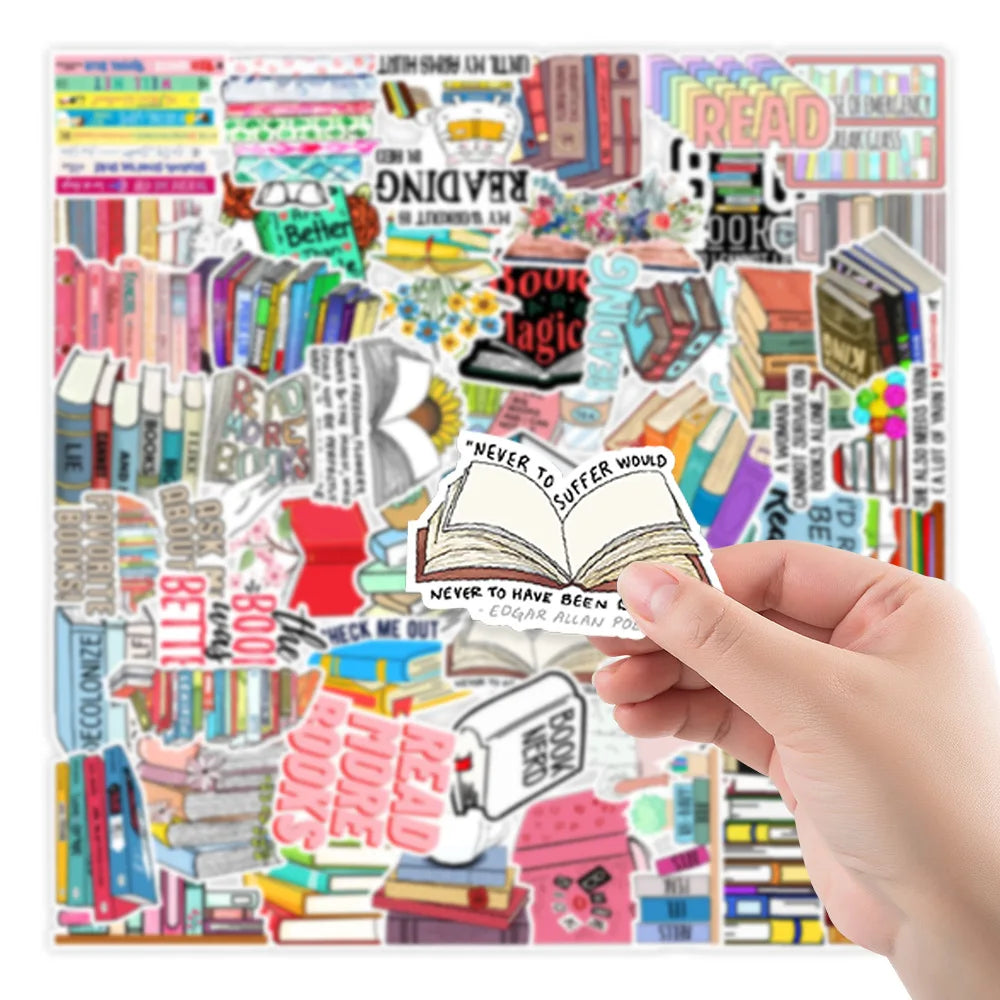 Bookworm Bonanza Sticker 50 Pack | Free Shipping