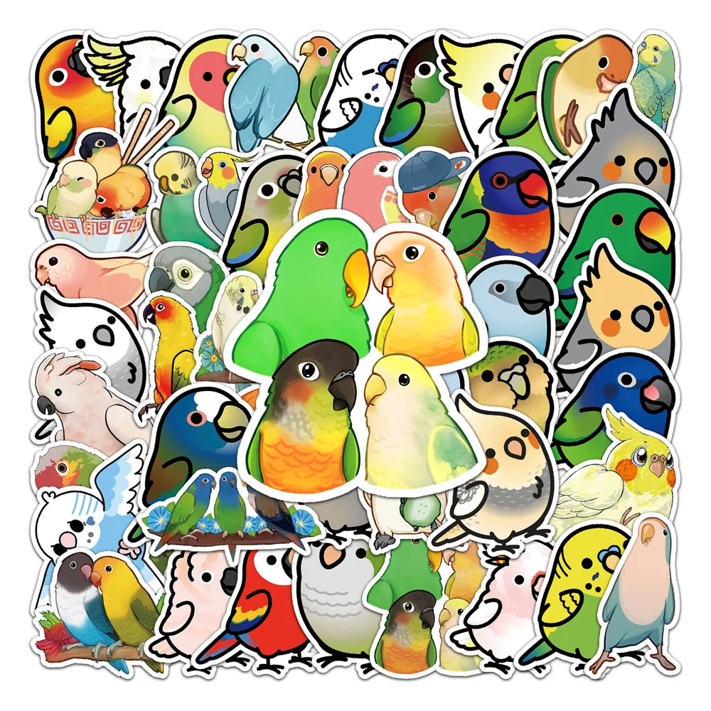 Bird Sticker 50 Pack | Free Shipping