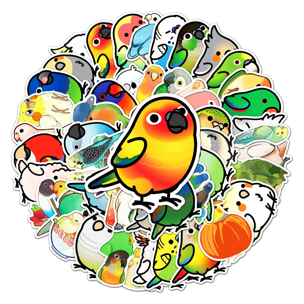 Bird Sticker 50 Pack | Free Shipping