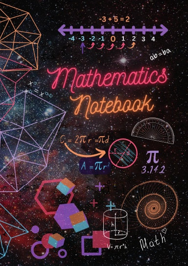 Mathematics Cheat Sheet Cover Notebook