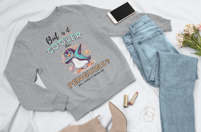 Penguin Vibes Sweatshirt | Free Shipping