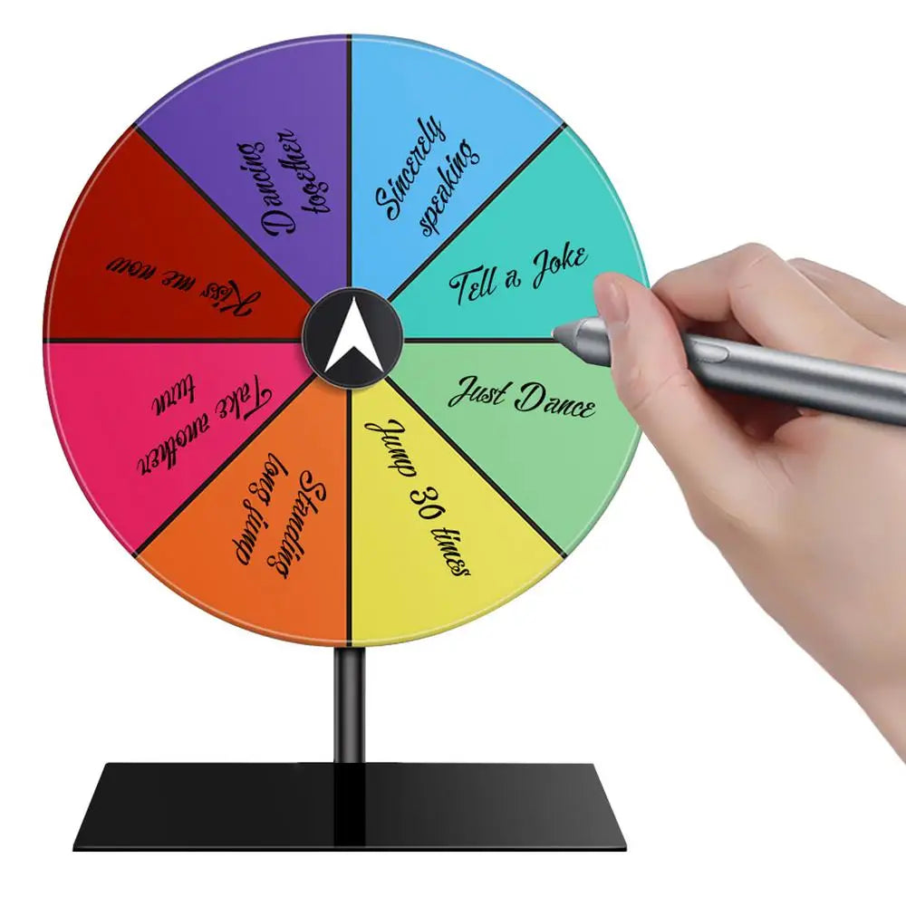 8 Colour Erasable Spinning Wheel | Free Shipping