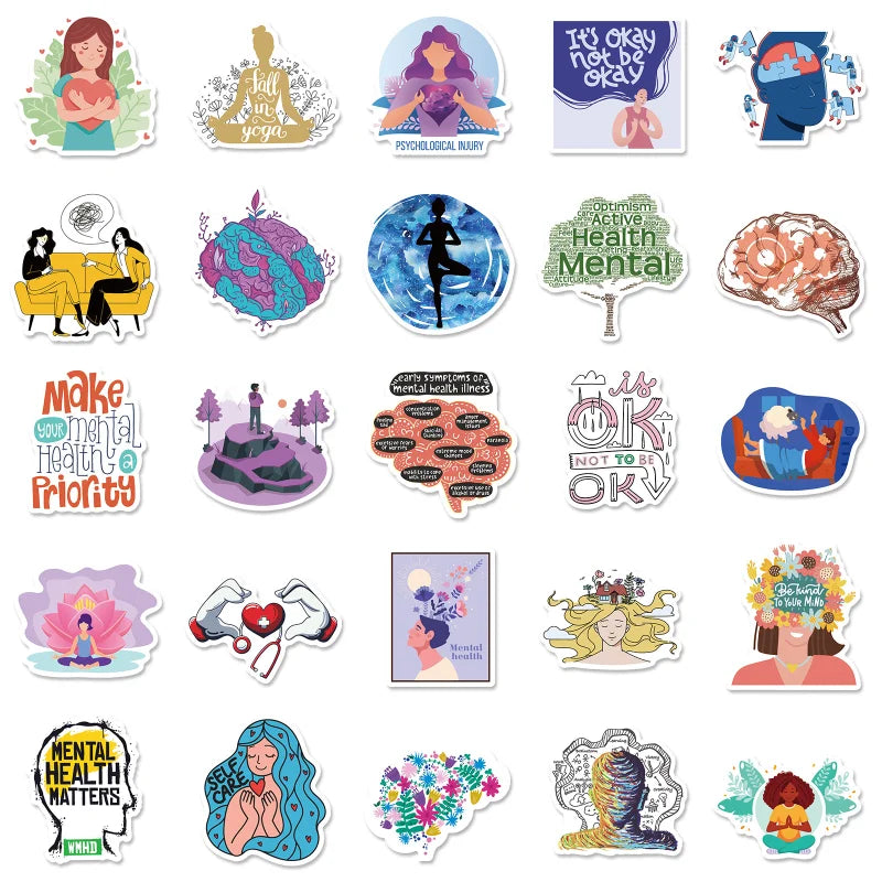 Psychology Stickers 50 Pack | Free Shipping