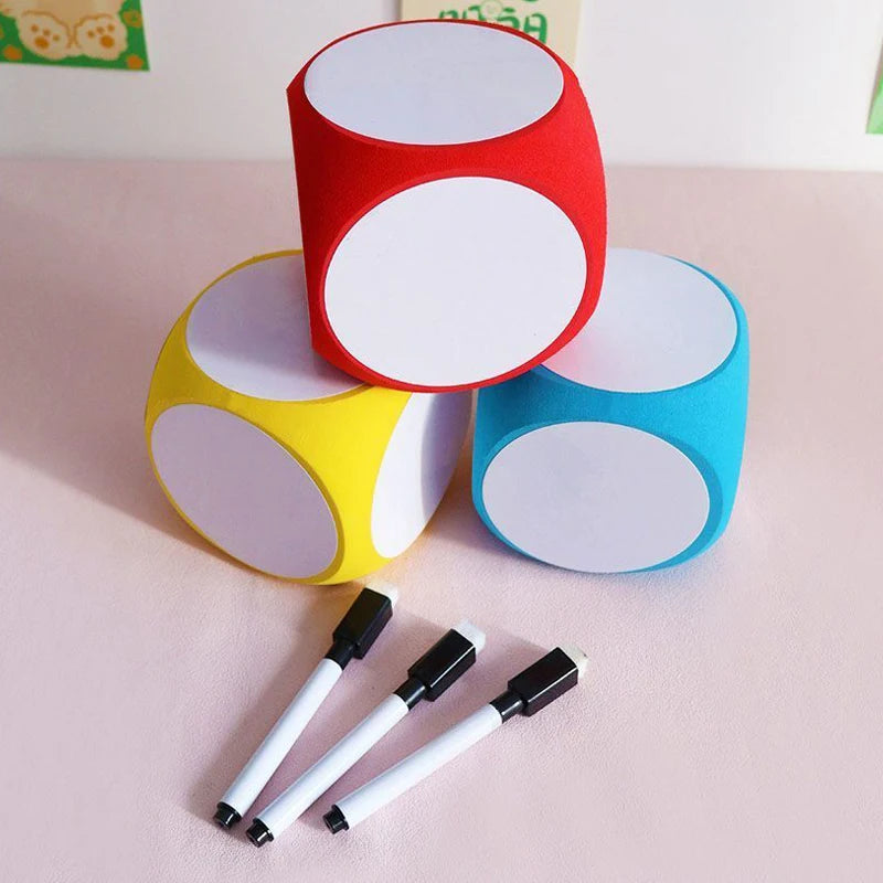 Blank Erasable Activity Dice | Free Shipping