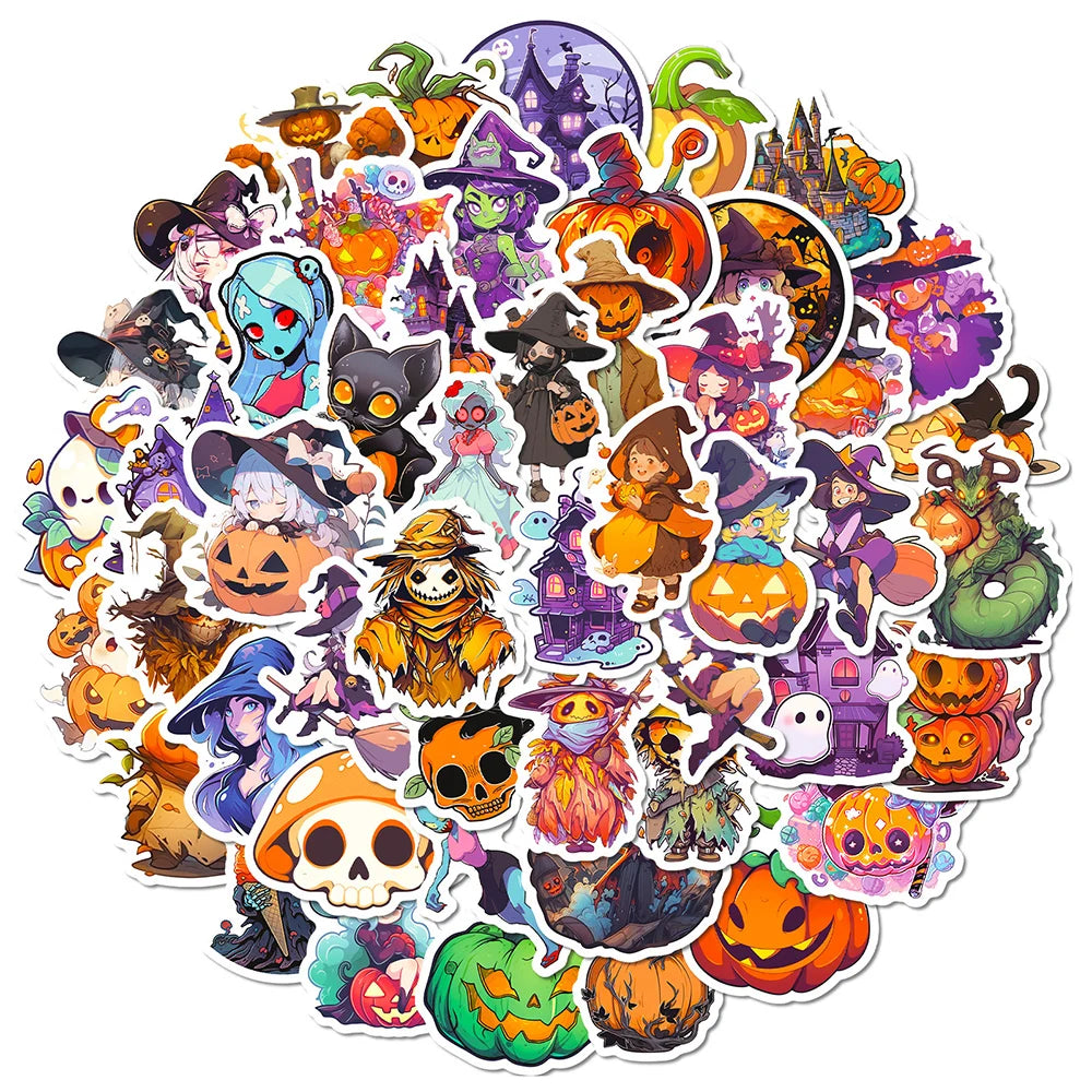 Halloween 50 Sticker Pack | Free Shipping