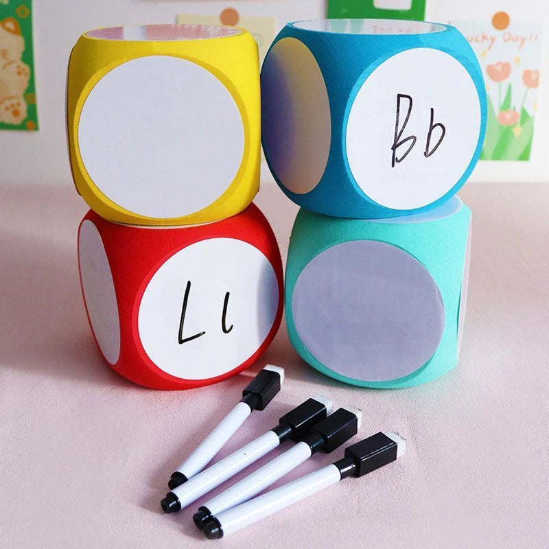 Blank Erasable Activity Dice | Free Shipping