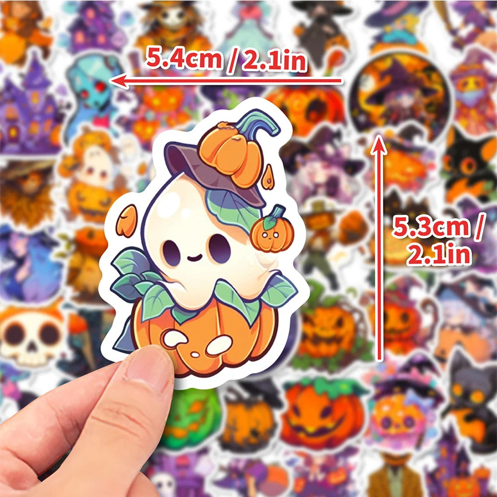 Halloween 50 Sticker Pack | Free Shipping