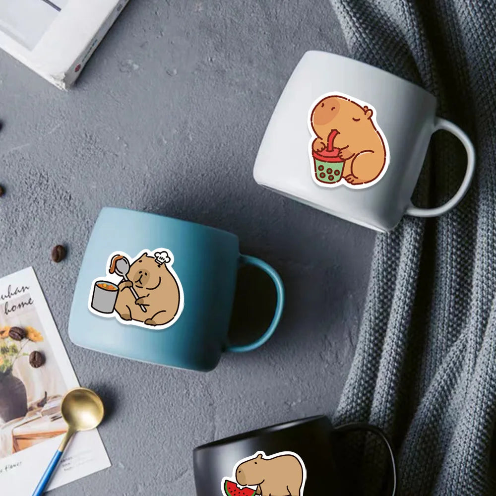 Cool Capybara Sticker 50 pack | Free Shipping