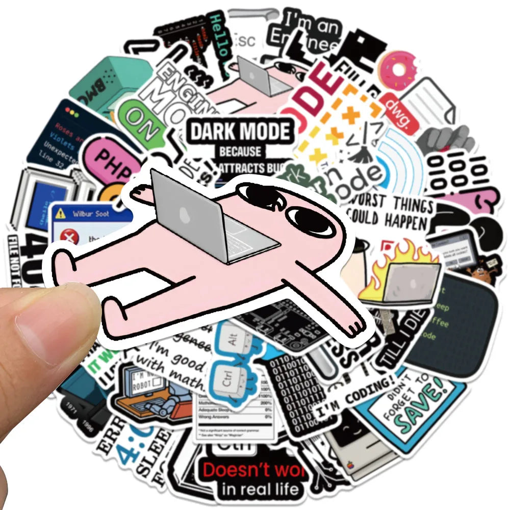 Coding Sticker 50 Pack | Free Shipping