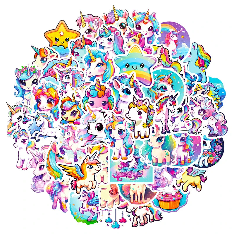 Unicorn Sticker 50 Pack | Free Shipping