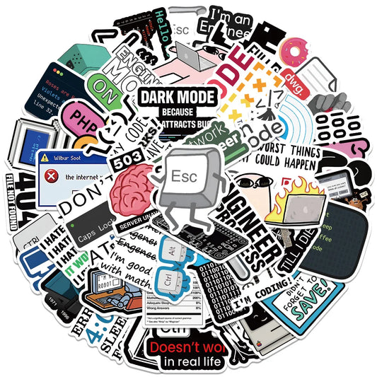 Coding Sticker 50 Pack | Free Shipping