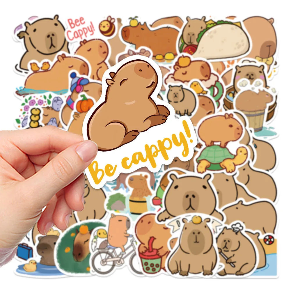 Cool Capybara Sticker 50 pack | Free Shipping