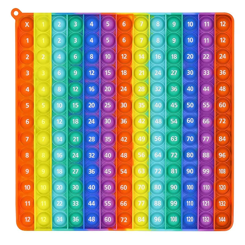 Sensory Bubble Times Tables Revision Tool  | Free Shipping