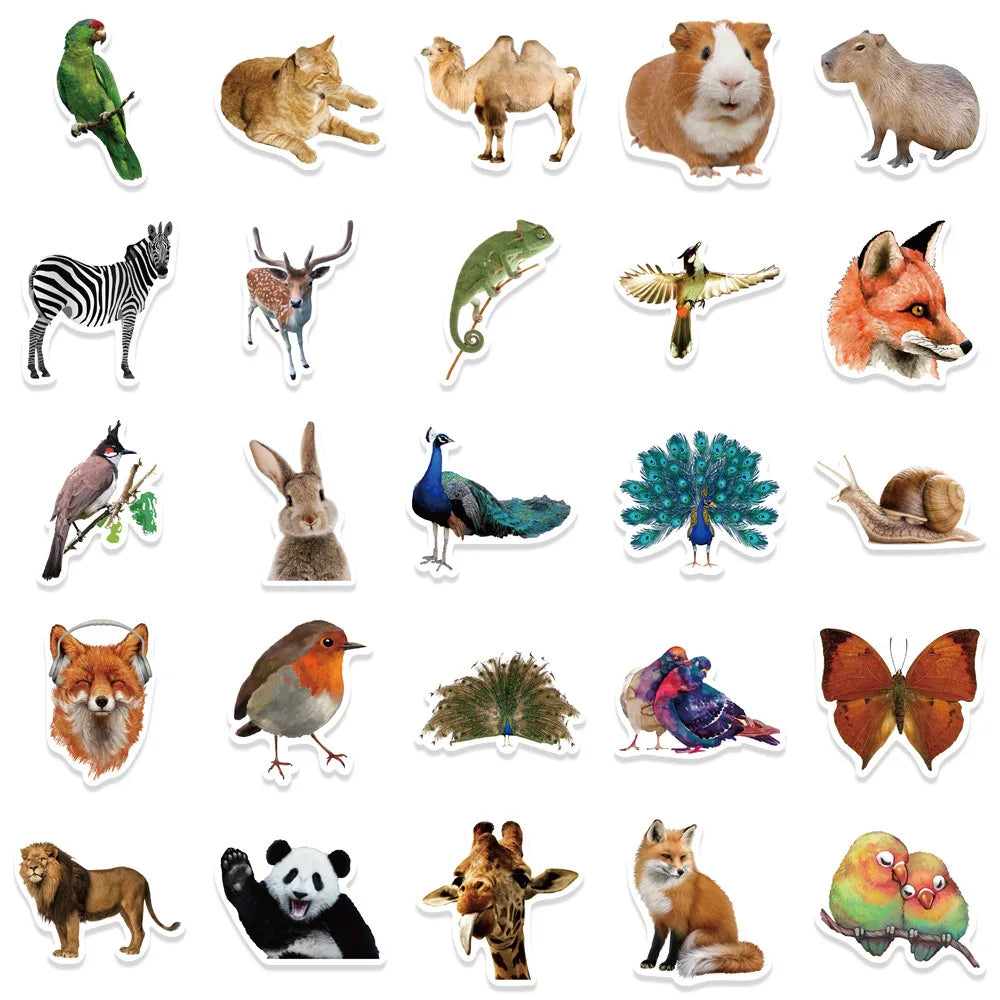 Animal Sticker 50 Pack | Free Shipping