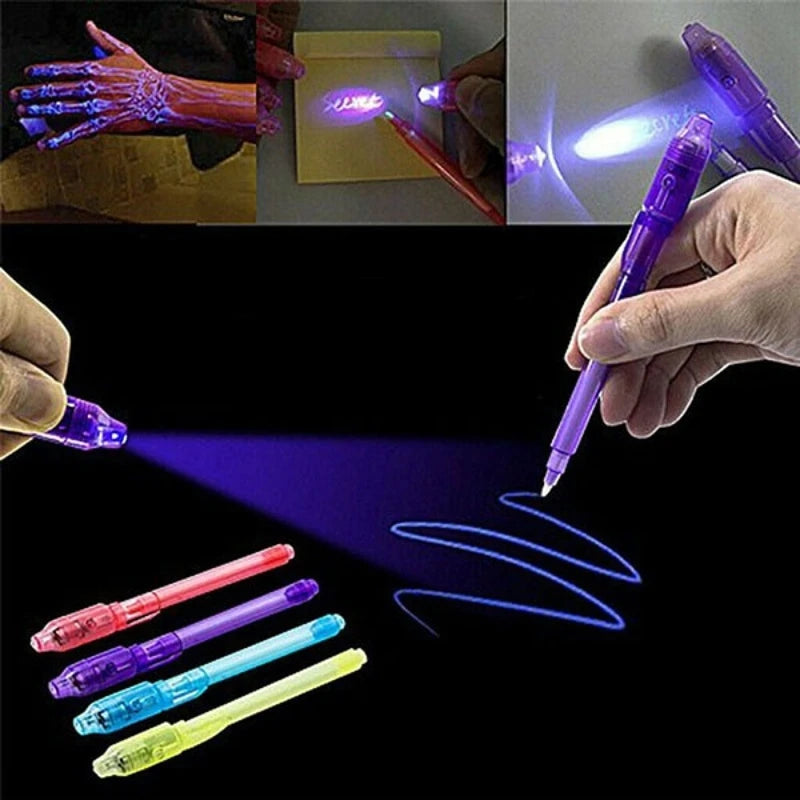 Black Light Ink Pen with Light | Free Shipping