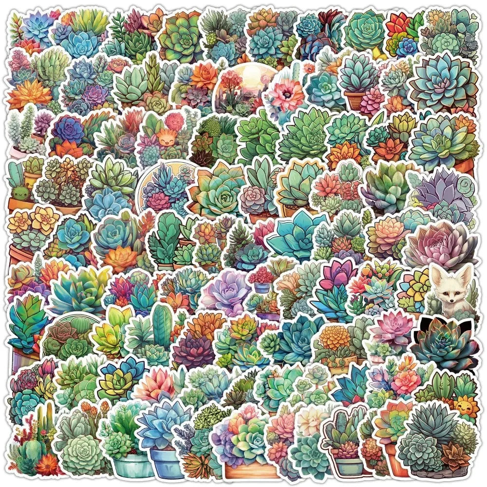 Cactus love: 50 Sticker Pack | Free Shipping