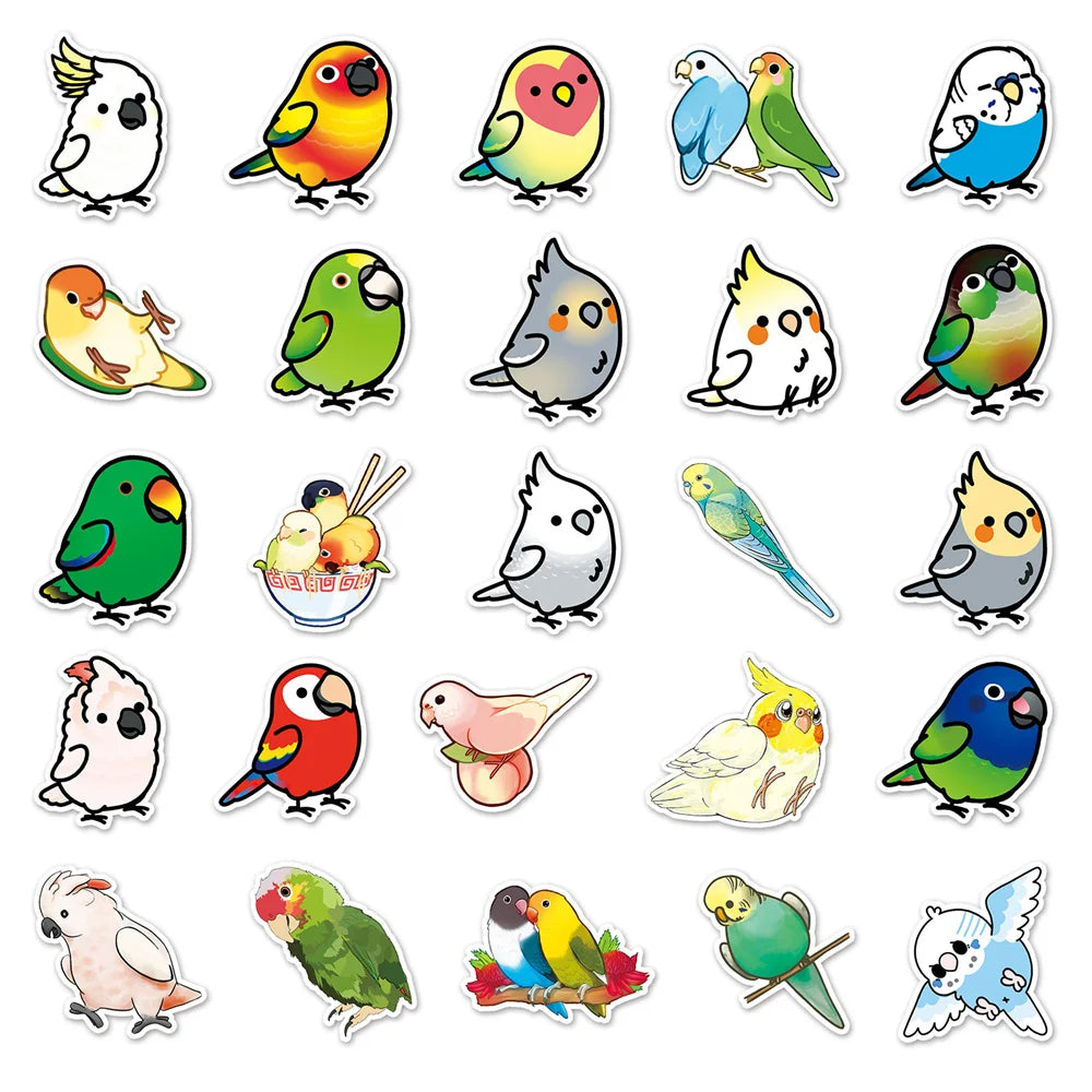 Bird Sticker 50 Pack | Free Shipping