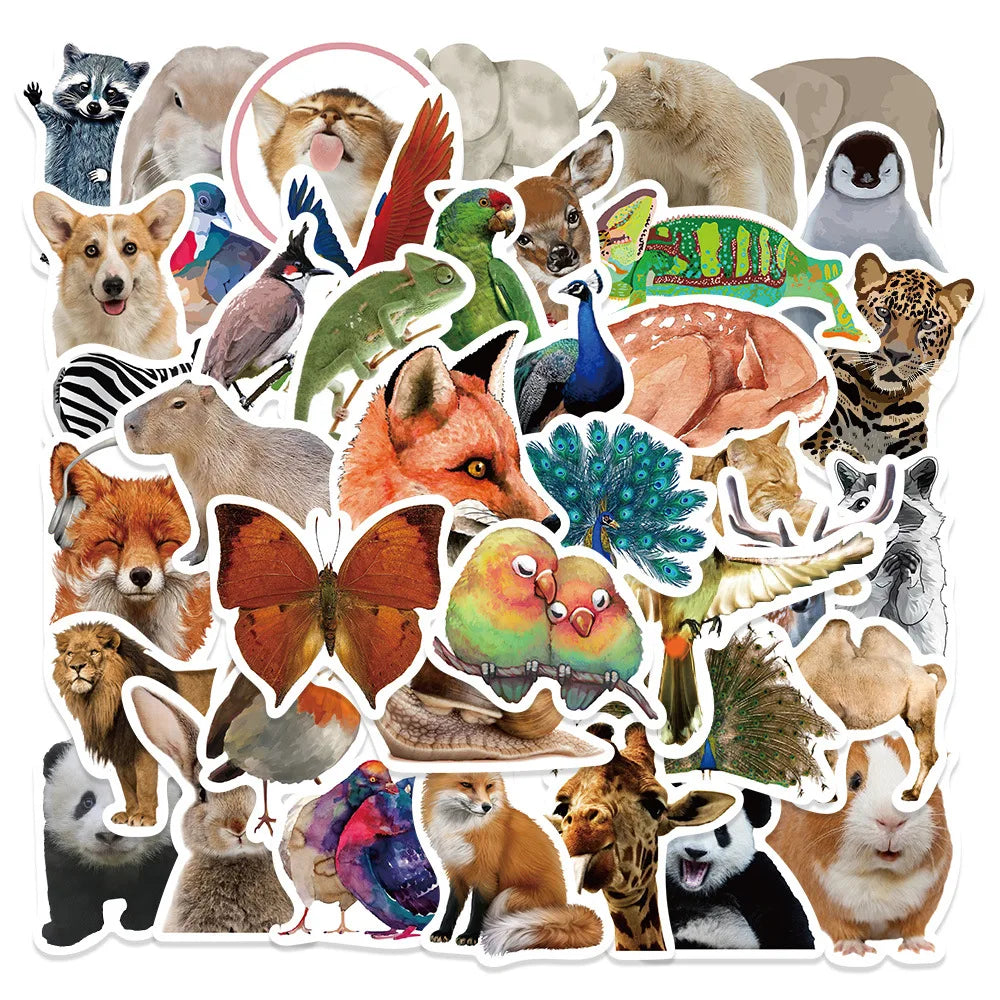 Animal Sticker 50 Pack | Free Shipping