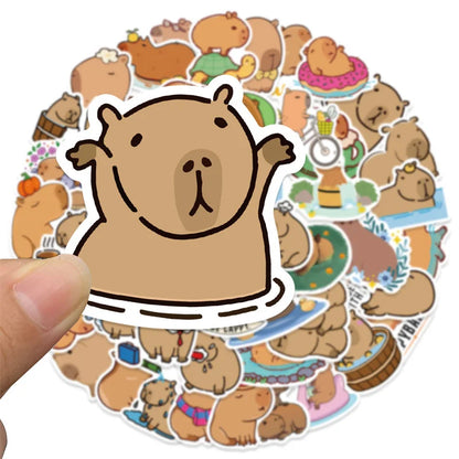 Cool Capybara Sticker 50 pack | Free Shipping