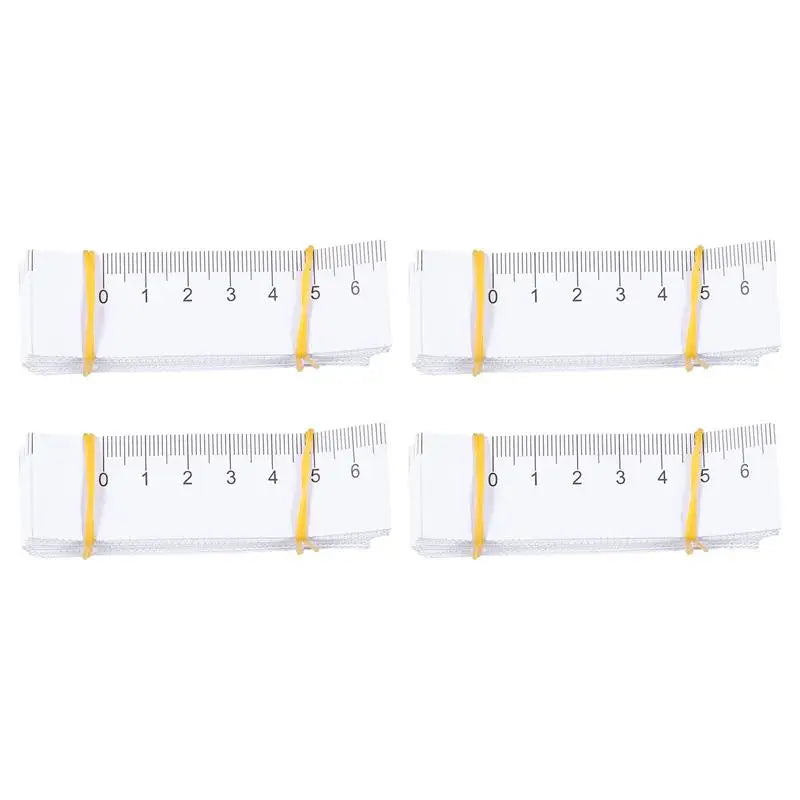 100 Pack of 100cm Disposable Paper Rulers | Free Shipping