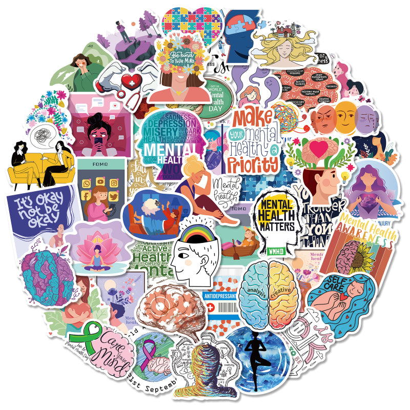 Psychology Stickers 50 Pack | Free Shipping