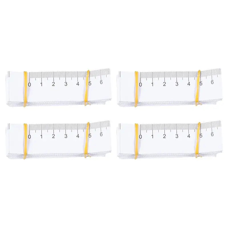 100 Pack of 100cm Disposable Paper Rulers | Free Shipping