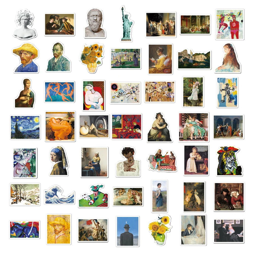 Masterpieces Stickers 50 Pack | Free Shipping