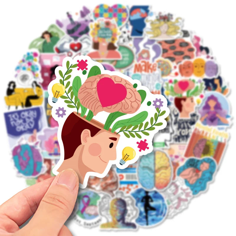 Psychology Stickers 50 Pack | Free Shipping