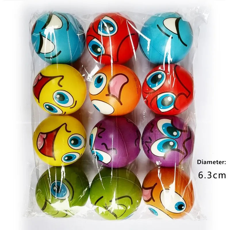 12pc Foam Anti-Stress Silent Balls | Free Shipping