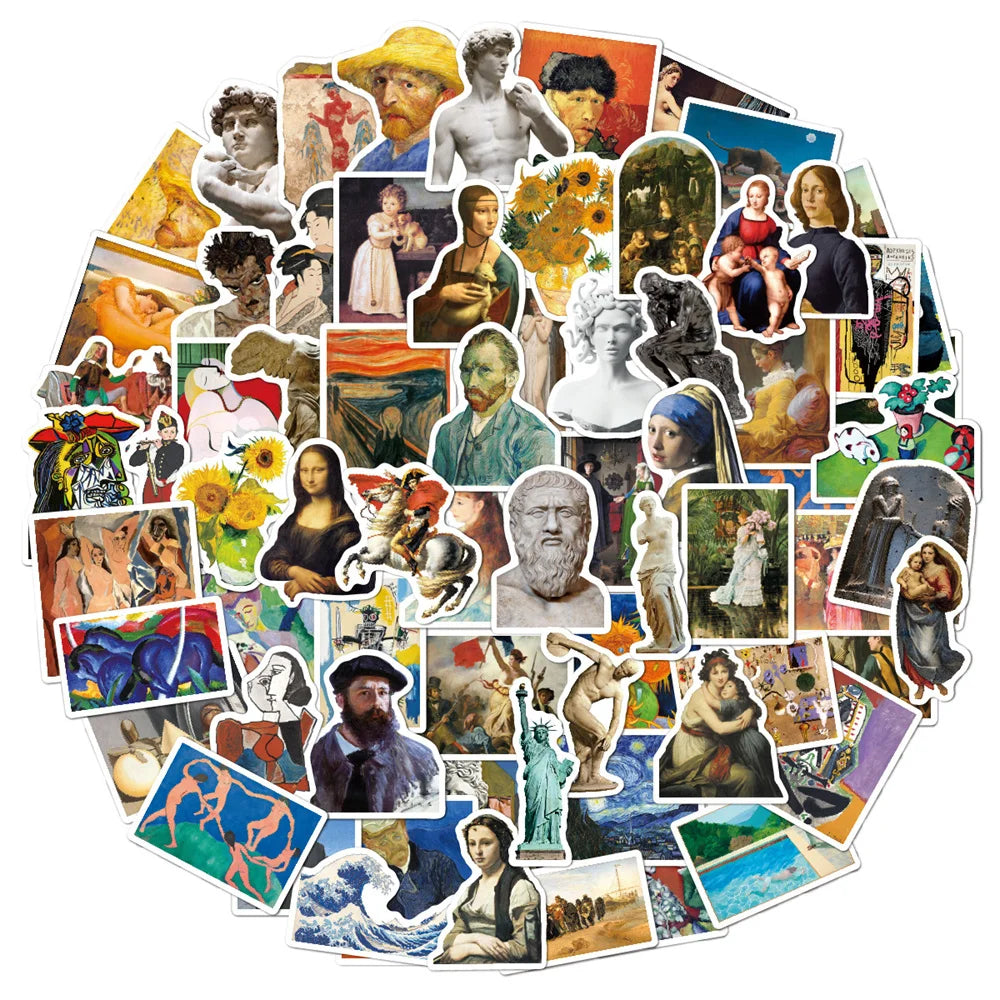 Masterpieces Stickers 50 Pack | Free Shipping