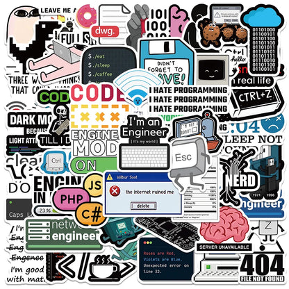 Coding Sticker 50 Pack | Free Shipping