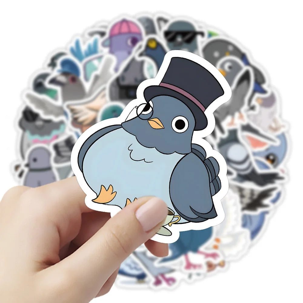 Pigeon 50 Sticker Pack | Free Shipping