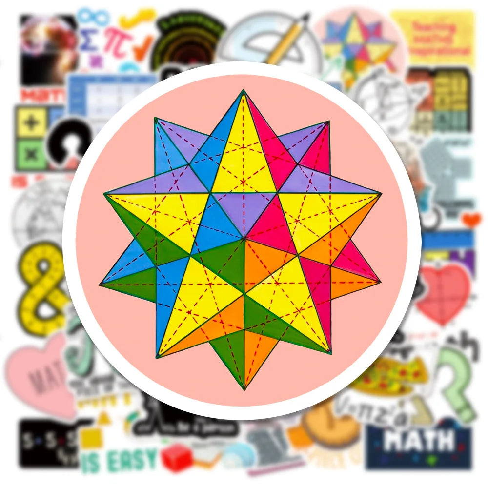 Mathematics Marvels Sticker 50 Pack | Free Shipping