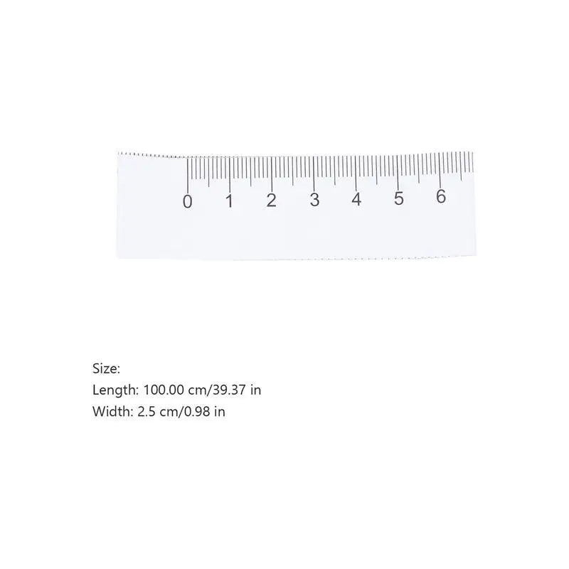 100 Pack of 100cm Disposable Paper Rulers | Free Shipping