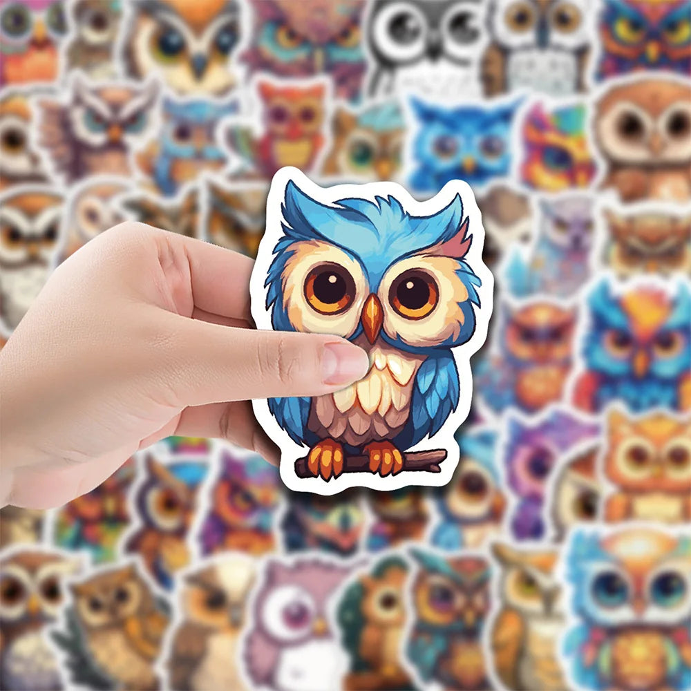 Owl Stickers 50 Pack | Free Shipping