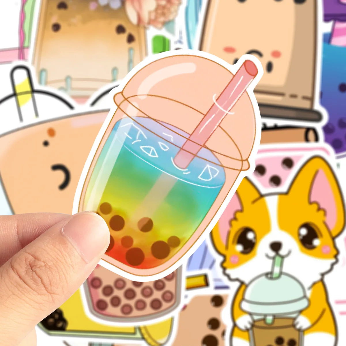 Boba Tea Sticker 50 Pack | Free Shipping