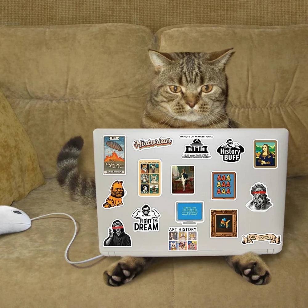 History Theme Stickers 50 Pack | Free Shipping