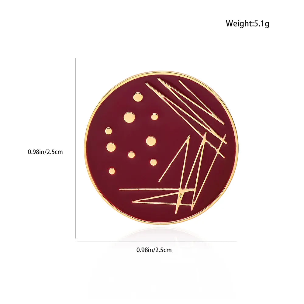 Bacterial Culture Brooch | Free Shipping