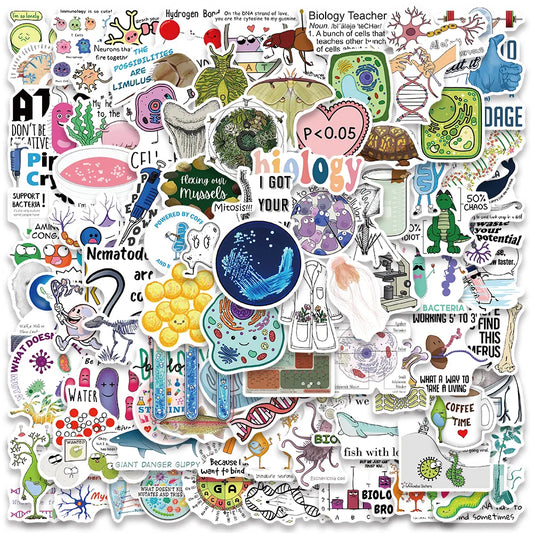 Biology Sticker 50 Pack | Free Shipping