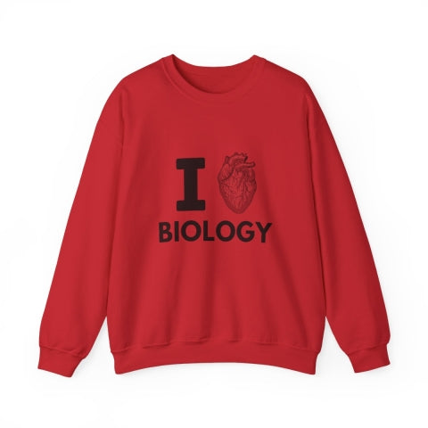 I Love Biology Sweatshirt | Free Shipping