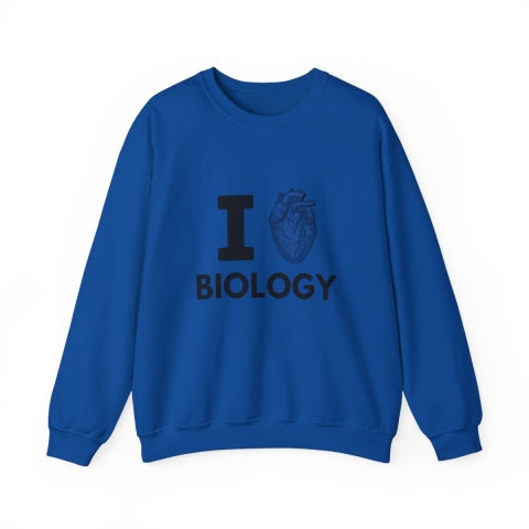 I Love Biology Sweatshirt | Free Shipping