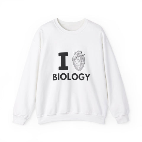 I Love Biology Sweatshirt | Free Shipping